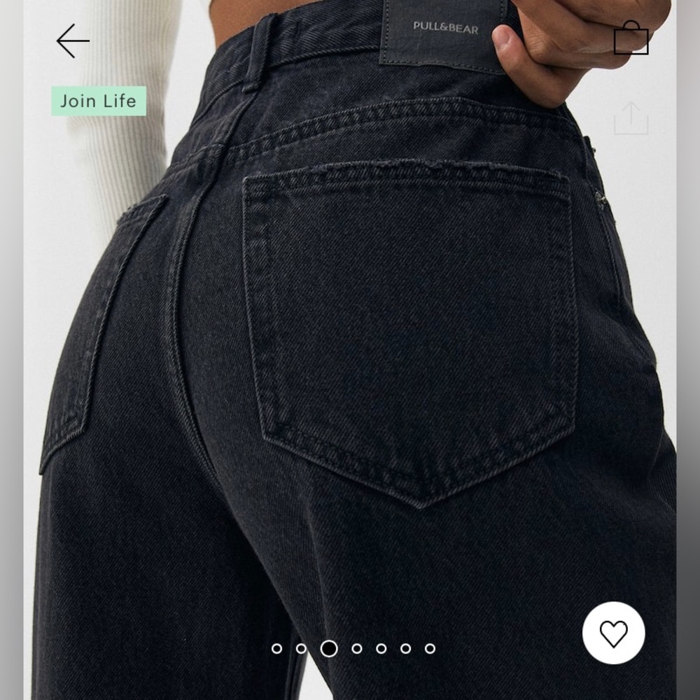 Wide Leg Black Jeans